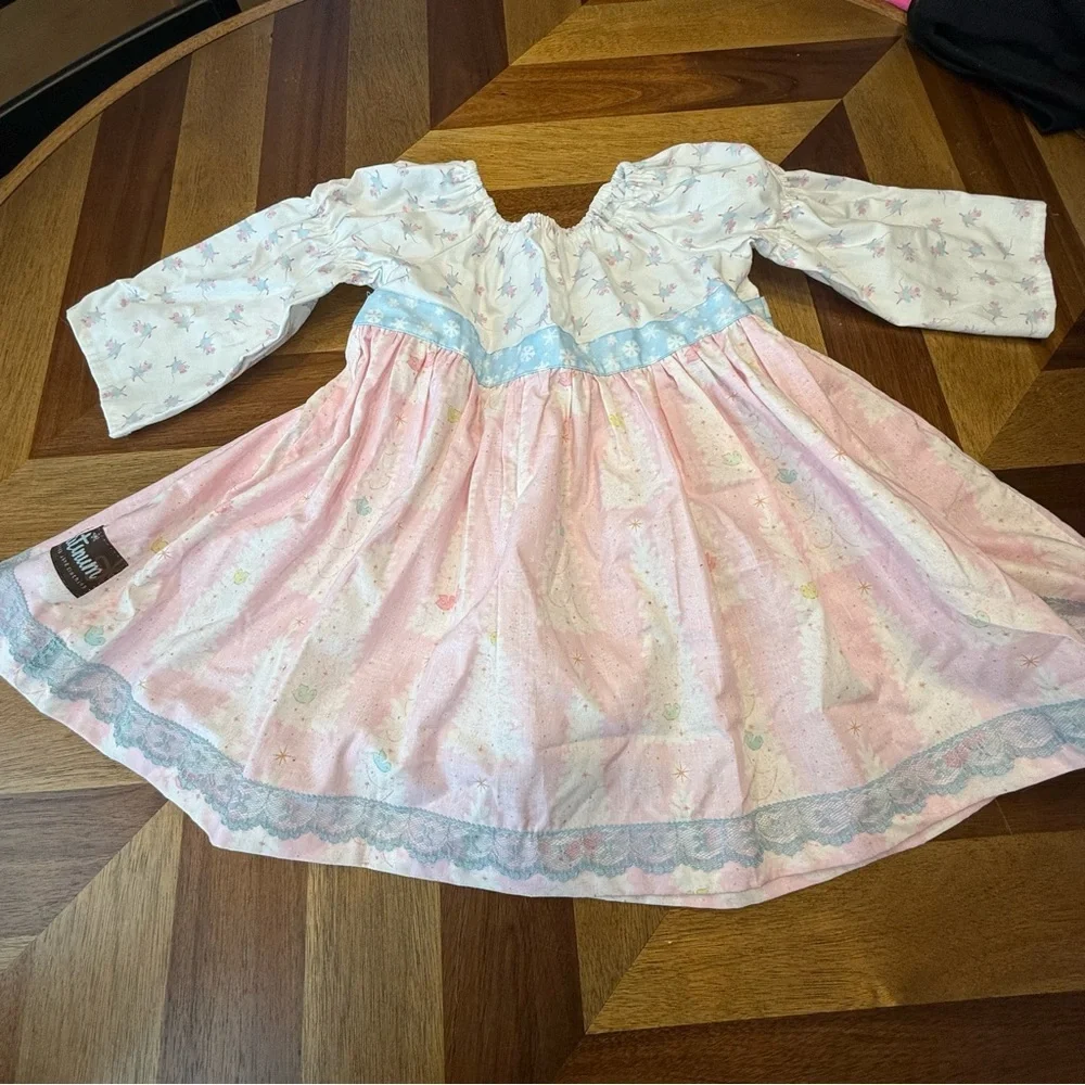 Platinum Matilda Jane Pink and White dress 8 of 10 limited edition size 6 - Picture 4 of 8